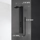 VIGO Rector 2-Jet Shower Panel with Shower Head, Matte Black