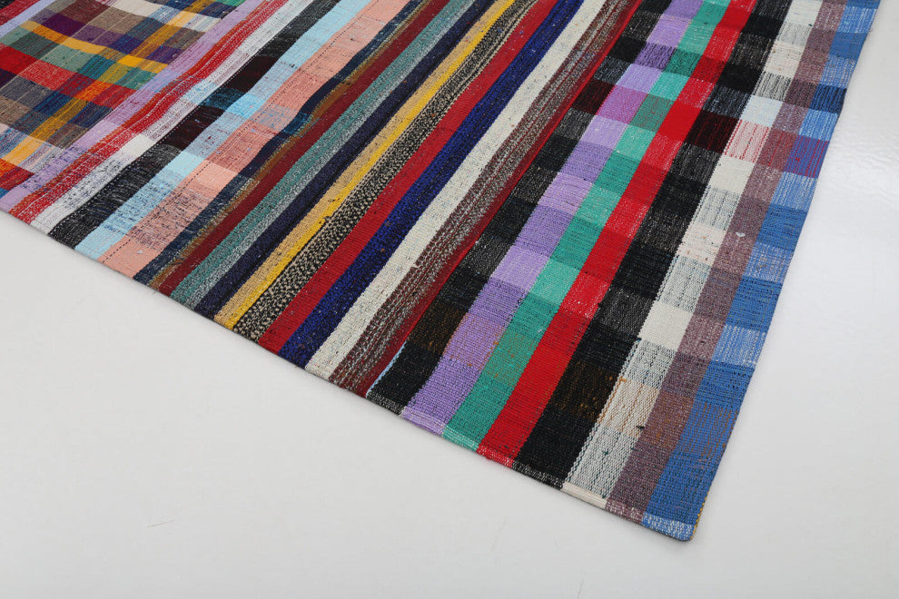 Rug N Carpet - Handmade Anatolian 8' 2'' x 10' 1'' Vintage Patchwork Kilim Rug