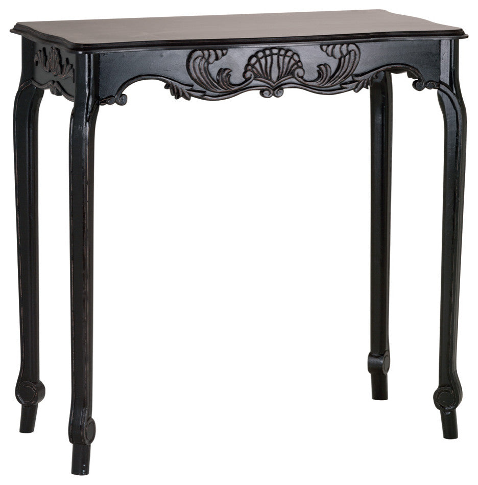 Scallop Detail Hall Table