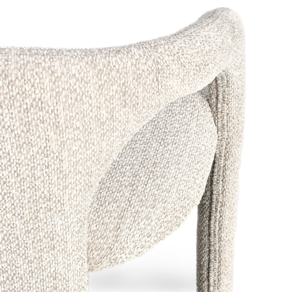 Archie Dining Chair, Ivory