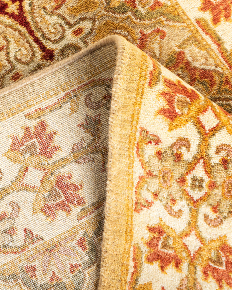 Mogul, One-of-a-Kind Hand-Knotted Area Rug Ivory, 2'7"x13'3"