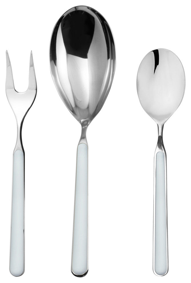 Fantasia Serving Set, Light Blue, 3-Piece Set