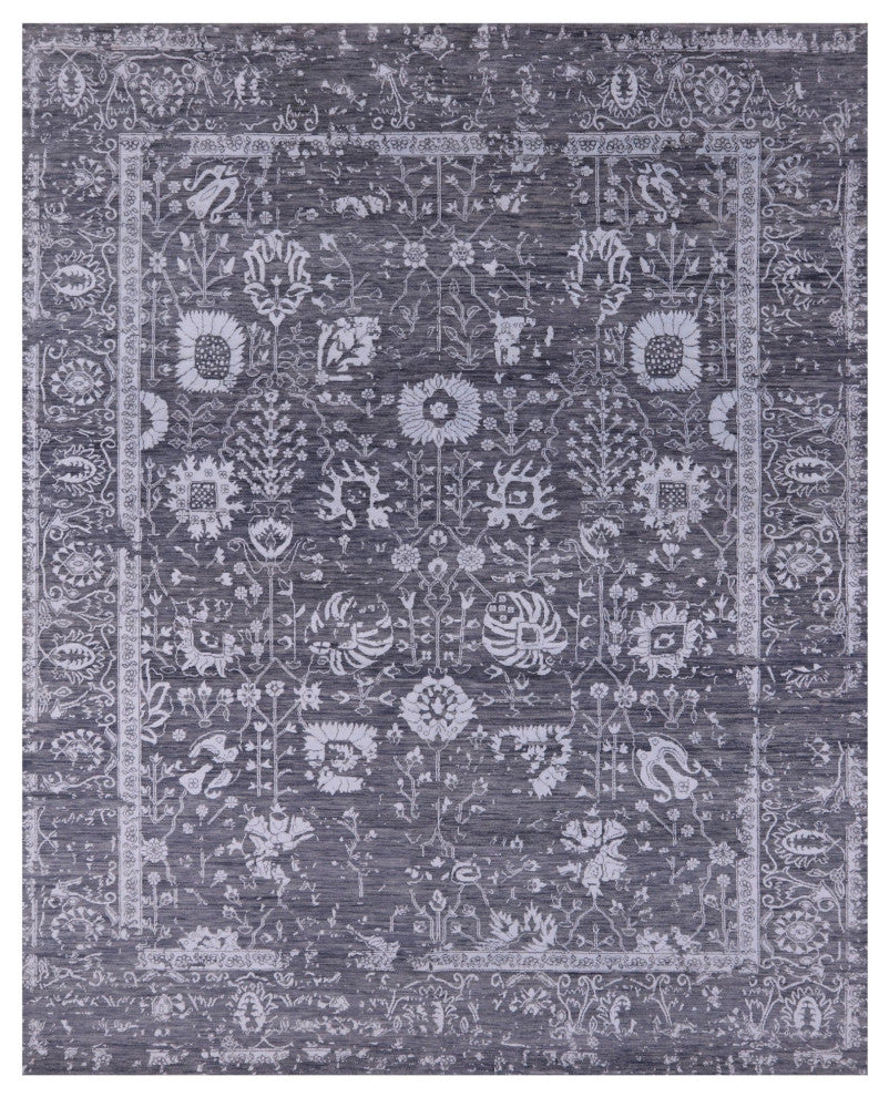 Wool & Silk Hand Knotted Persian Rug 8' 0" X 10' 0" - Q15756
