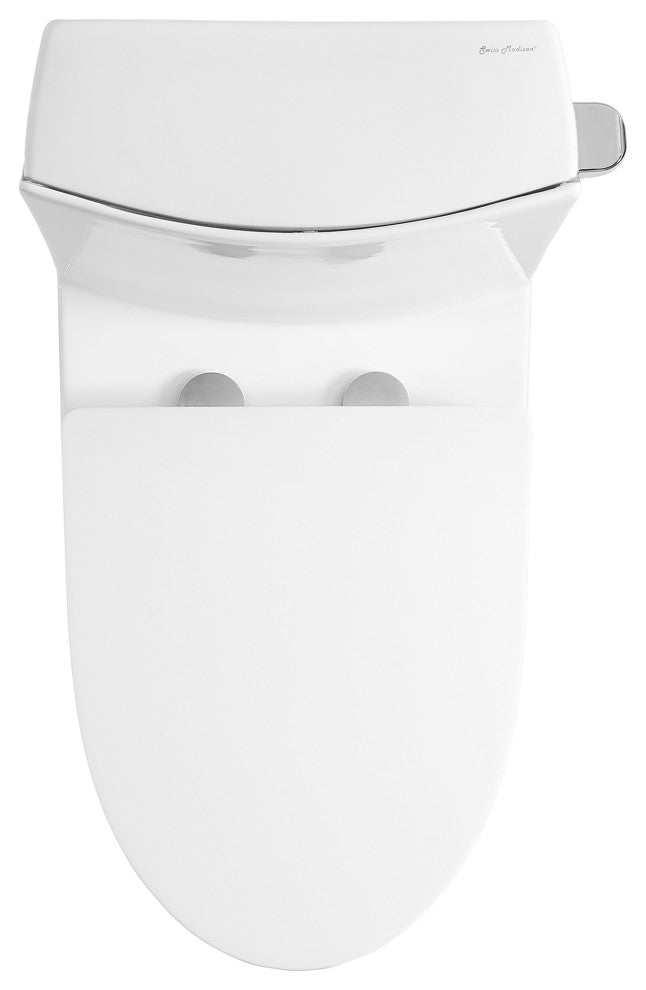 St. Tropez One Piece Elongated Toilet Right Side Flush 1.28 gpf