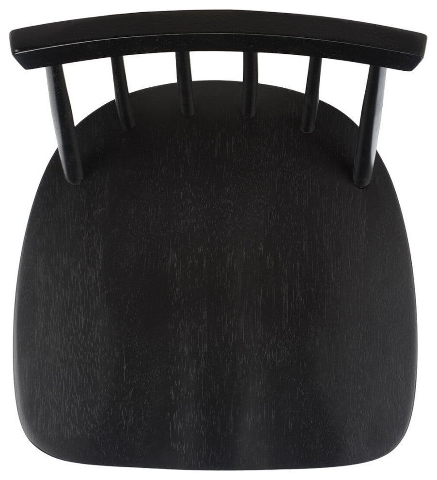 Safavieh May Wood Counter Stool, Black
