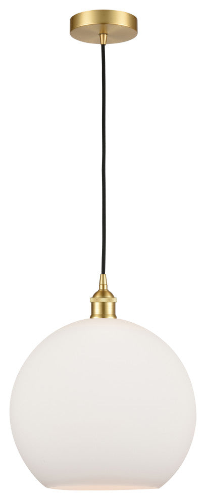 Innovations 616-1P-SG-G121-12 1-Light Mini Pendant, Satin Gold