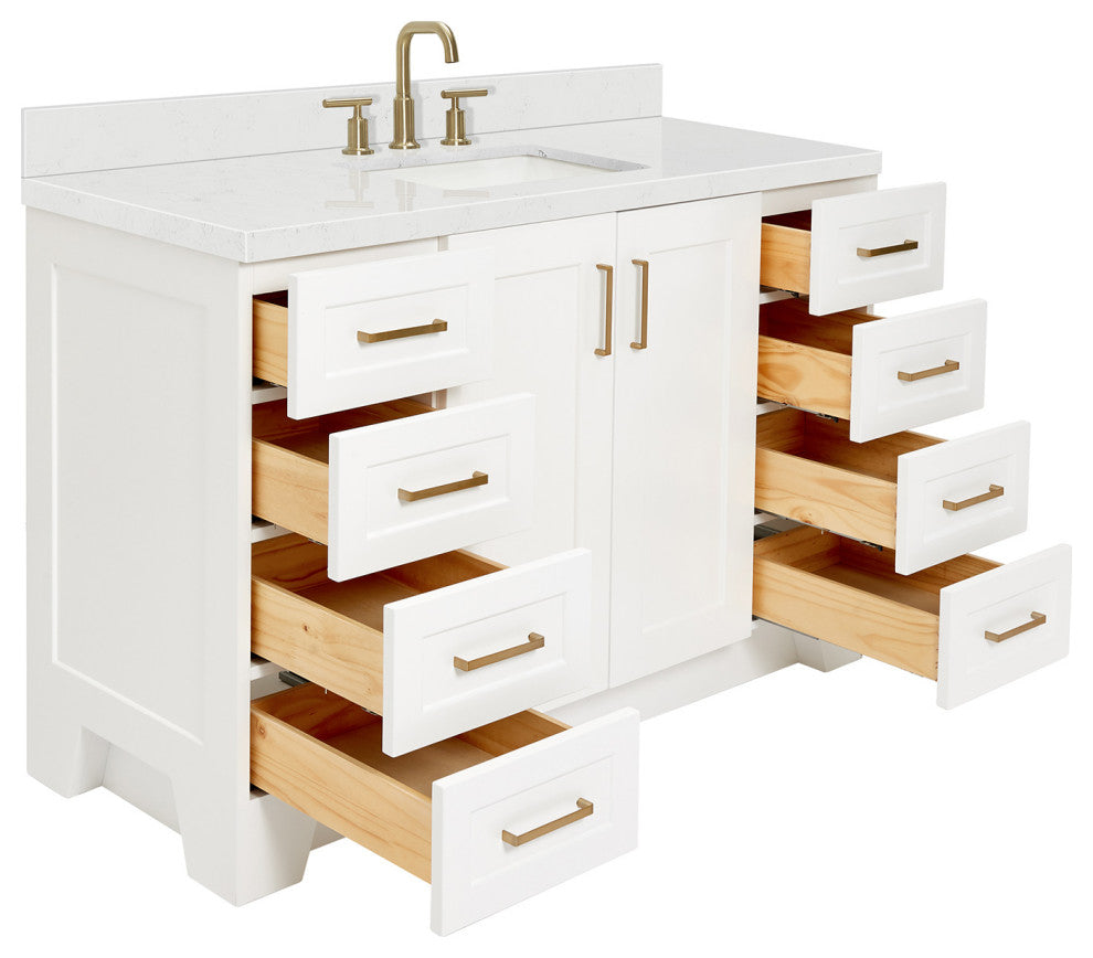 Ariel Taylor 54" Single Rectangular Sink Bathroom Vanity