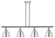 Ballston Dome Island Light, Polished Chrome, Polished Chrome