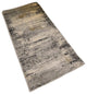 2"x8" Gray Mod Distressed Strokes Runner Rug