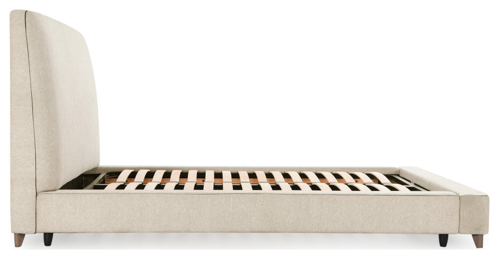 Tate Upholstered Bed in Cream by Kosas Home , California King