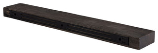 Solid Timber Floating Mantel Shelf, Dark Chocolate, 42"