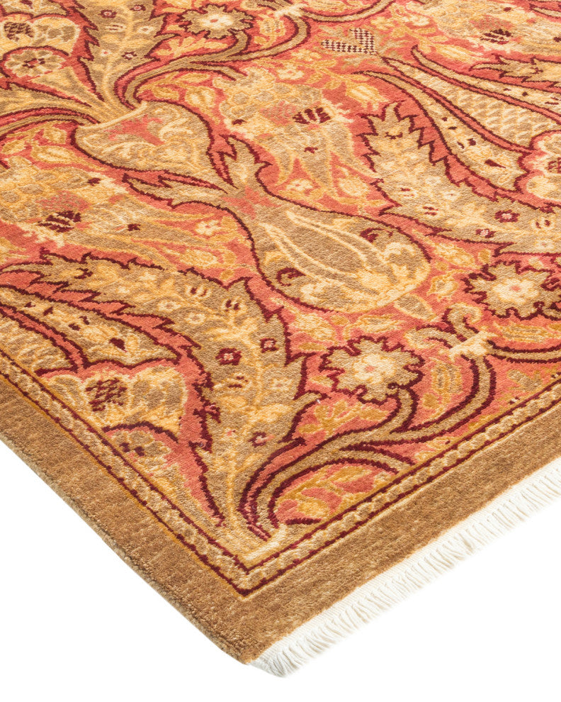 Mogul, One-of-a-Kind Hand-Knotted Area Rug Yellow, 4'3"x6'6"