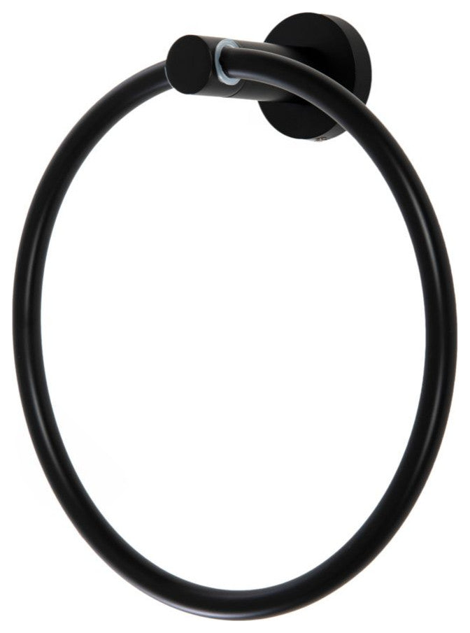 Italia Florence Series 4 Piece Bathroom Accessory Set in Matte Black