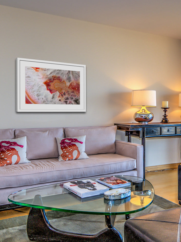 "Sand Layers" Framed Painting Print