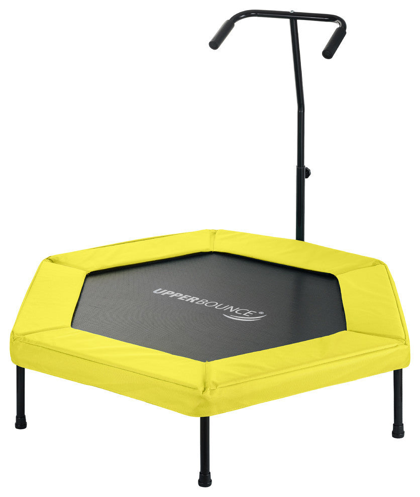 Upper Bounce Hexagonal Fitness Mini-Trampoline, Yellow