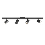 Astro Ascoli Four Bar, Dimmable Indoor Spotlight (Matt Black)