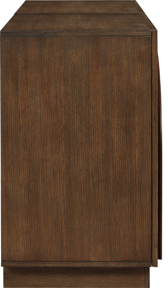Navona Oak Veneer Sideboards / Buffet, Brown, 2pc