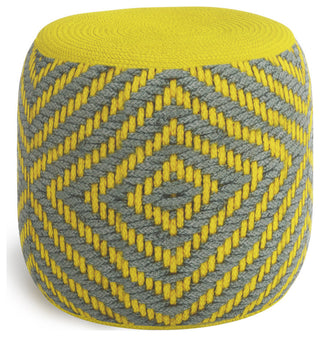 Kent Round Woven Outdoor/ Indoor Pouf