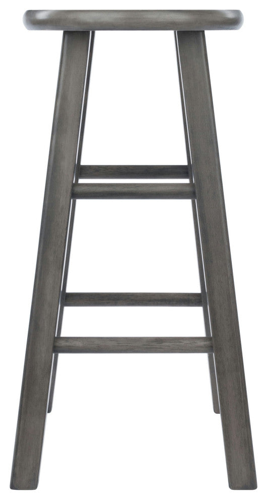 Ivy Square Leg Counter Stool, Rustic Oyster Gray