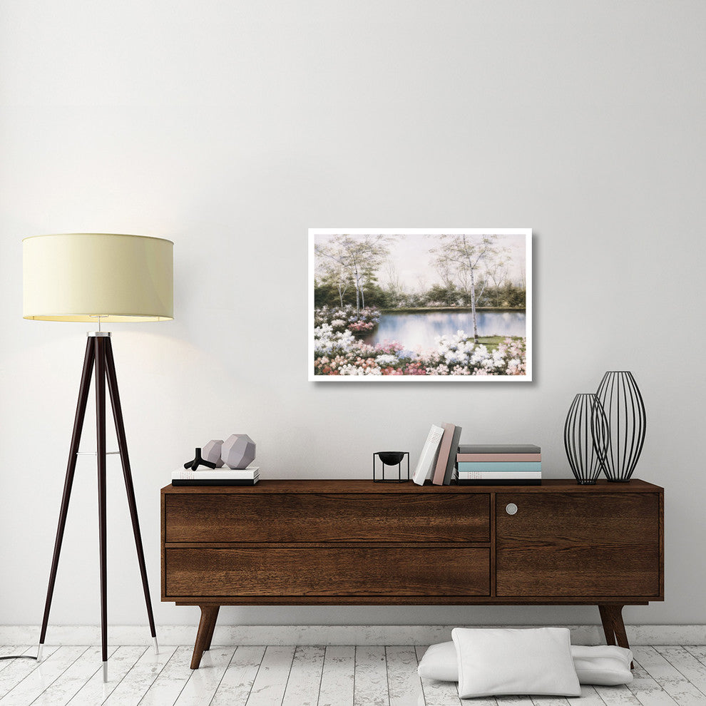"White Birches" Digital Paper Print by Diane Romanello, 38"x26"