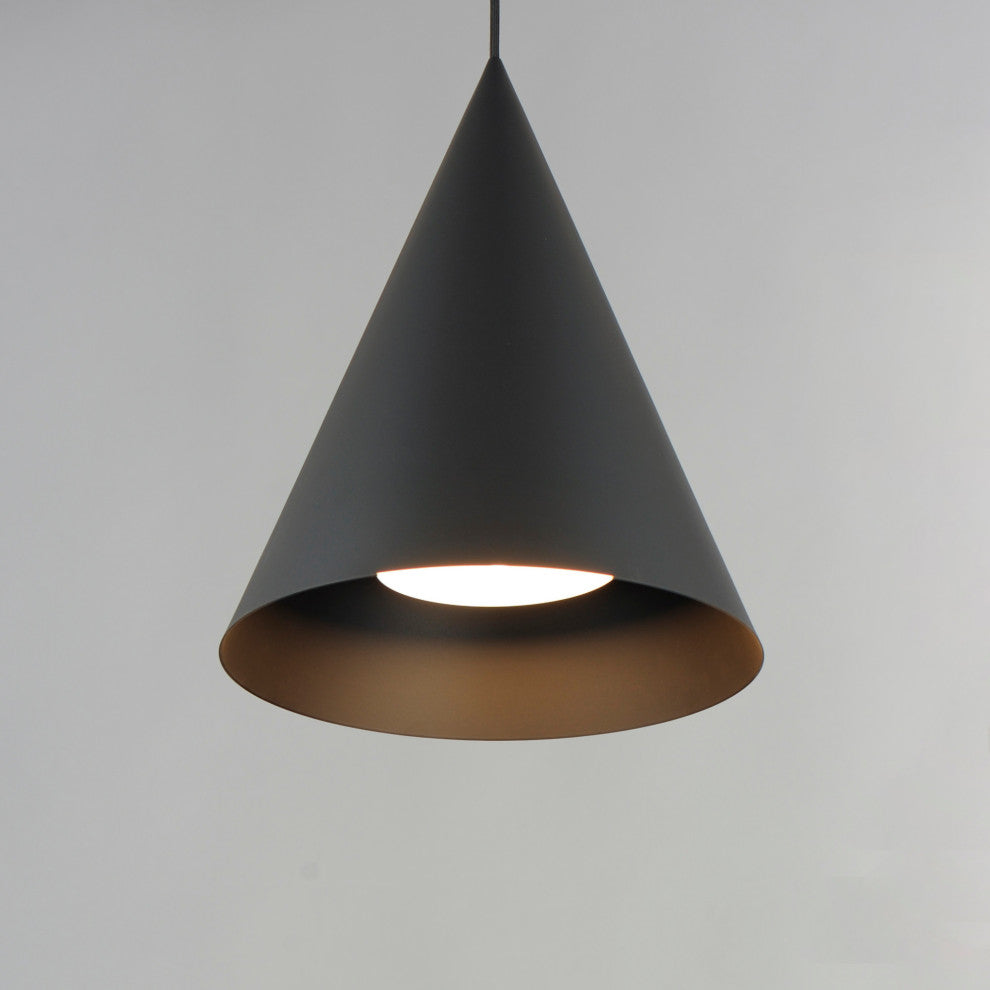 ET2 E34501 Pitch 14"W LED Pendant - Black