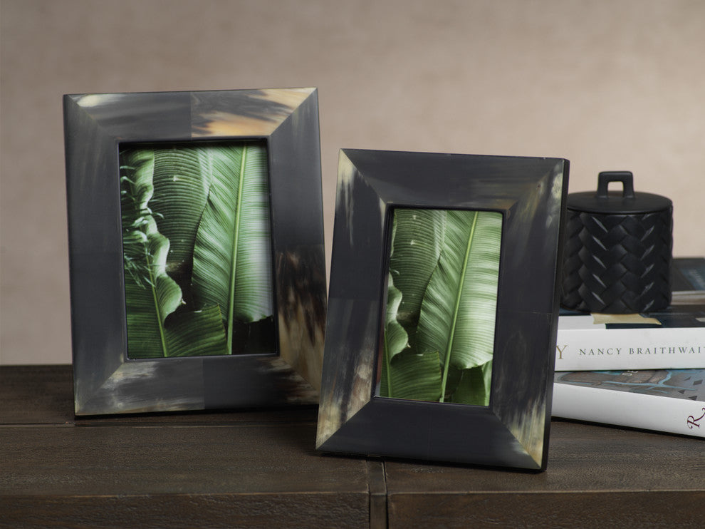 Baha Black Horn Photo Frame- 5"x7"