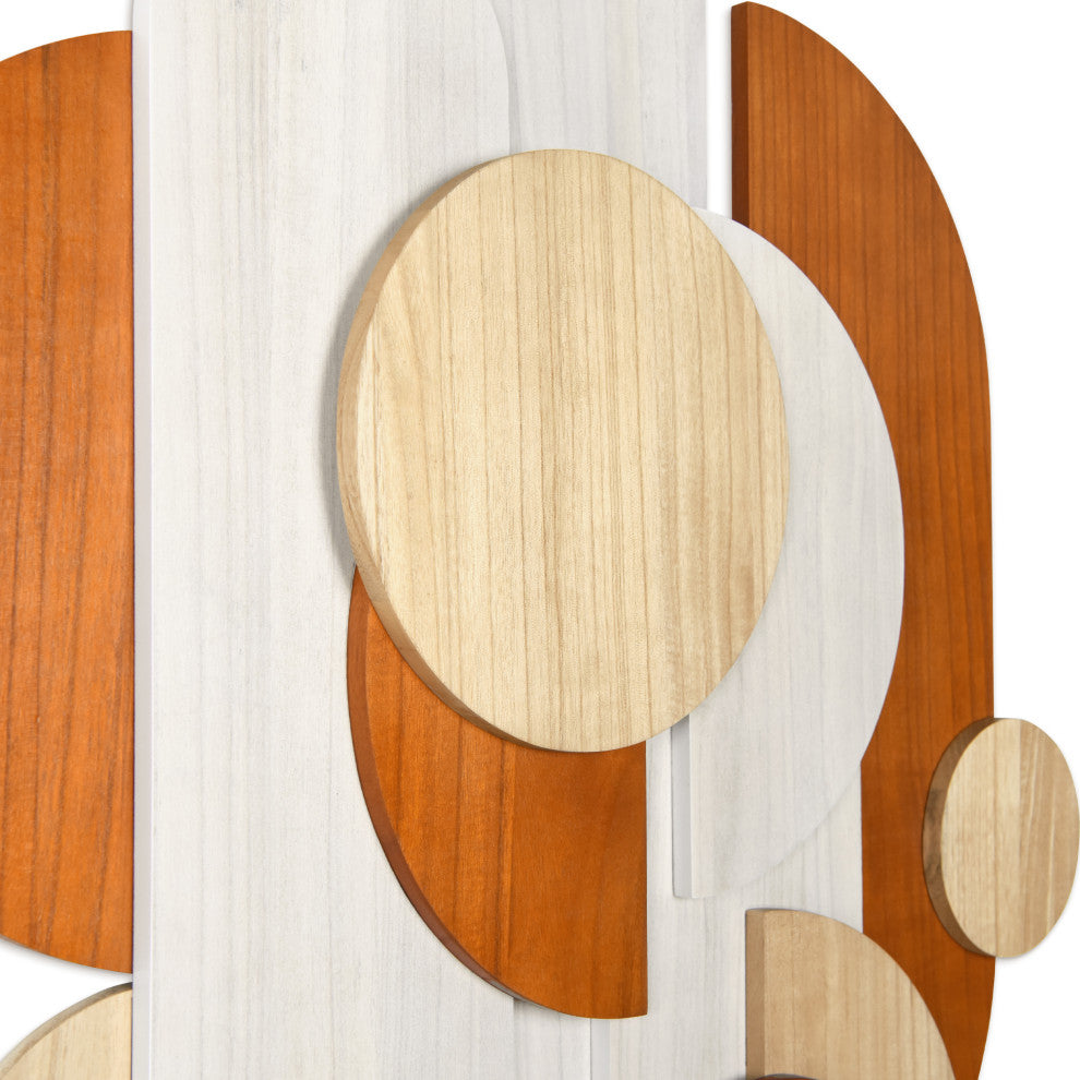 "Cinnamon Dreamscape" Hand Made Solid Wood Abstracts