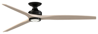 Fanimation Spitfire DC-KIT-72-LK-F Spitfire DC 72" 3 Blade Indoor - Black /