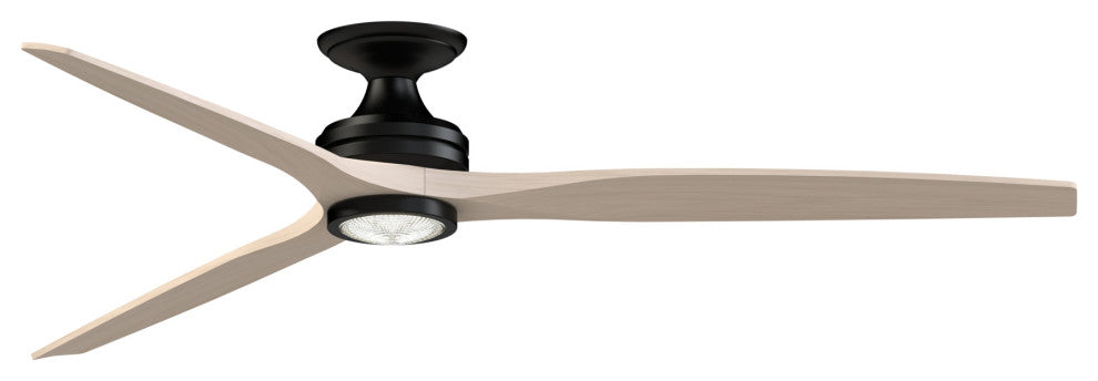 Fanimation Spitfire DC-KIT-72-LK-F Spitfire DC 72" 3 Blade Indoor - Black /