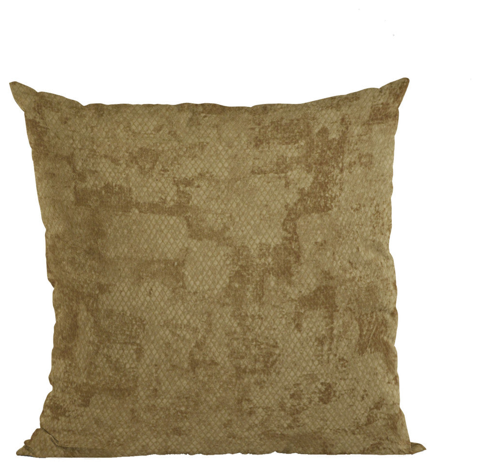Burnished Bronze Hidden Map Textured Gound Cloth With Diamond Pattern, 16"x16"