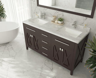 Wimbledon Vanity, Brown, 60"