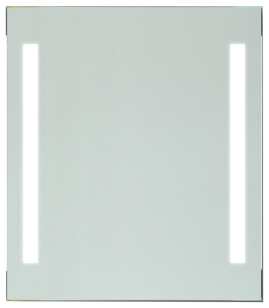 Vanity Art LED Lighted Bathroom Mirror With Rock Switch, 24"