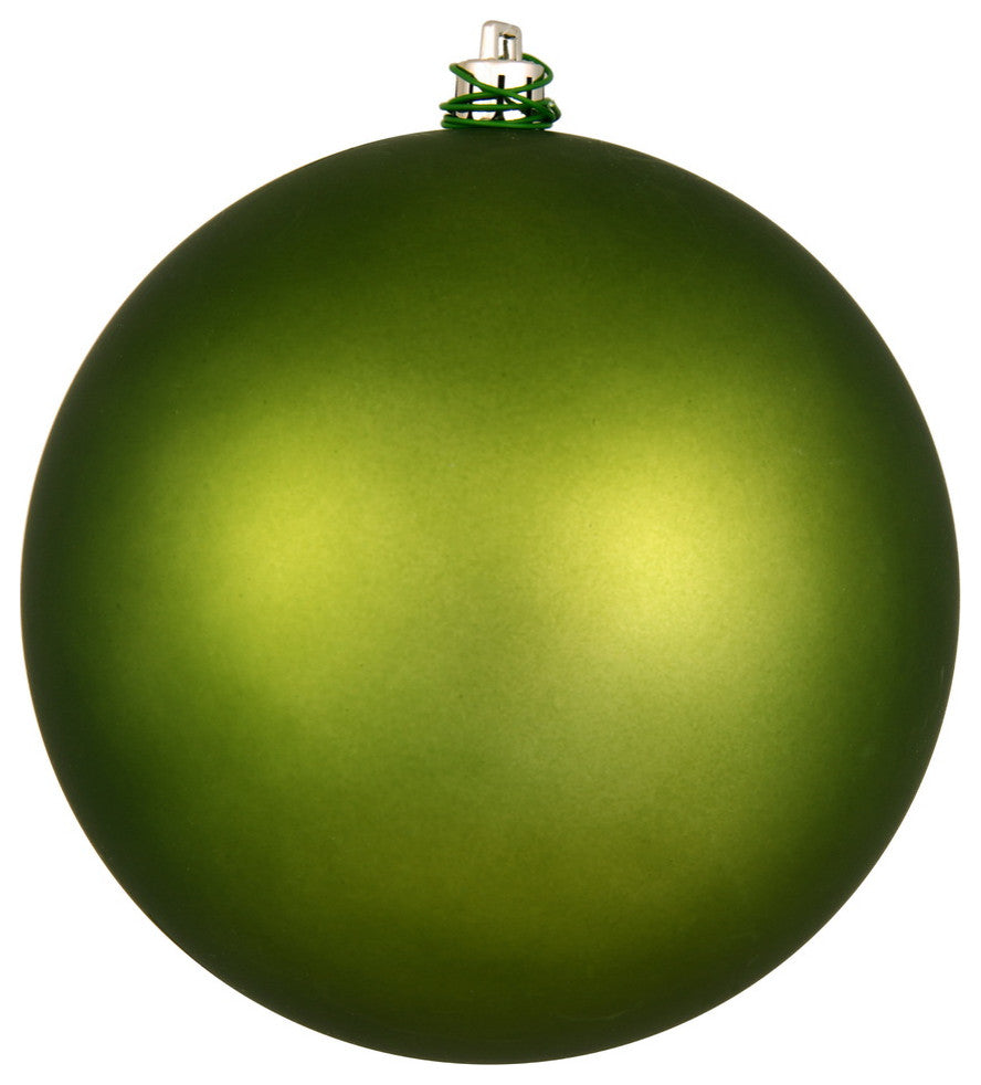 Vickerman N592034Dmv 8" Juniper Green Matte Ball Ornament