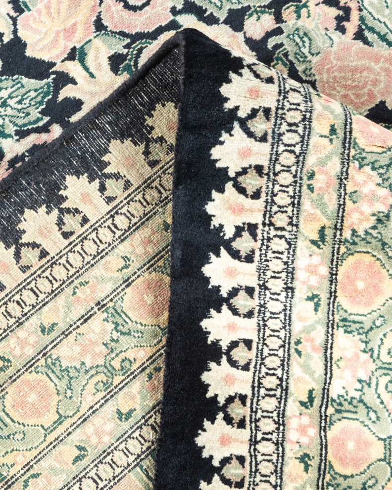 Mogul, One-of-a-Kind Hand-Knotted Area Rug Black, 12' 2" x 17' 5"