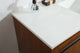Phoebe Single Bathroom Vanity, Teak, 48", Without Backsplash