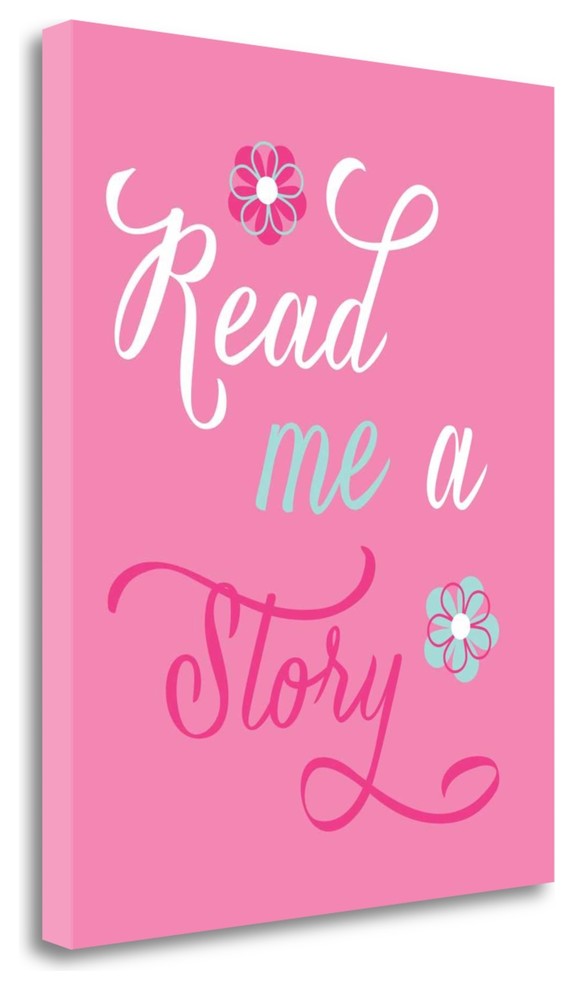 "Read Me A Story" By Tamara Robinson, Giclee Print on Gallery Wrap Canvas