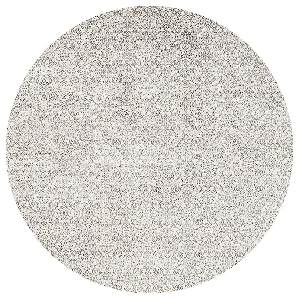 Ahgly Company Indoor Round Mid-Century Modern Area Rugs, 5' Round