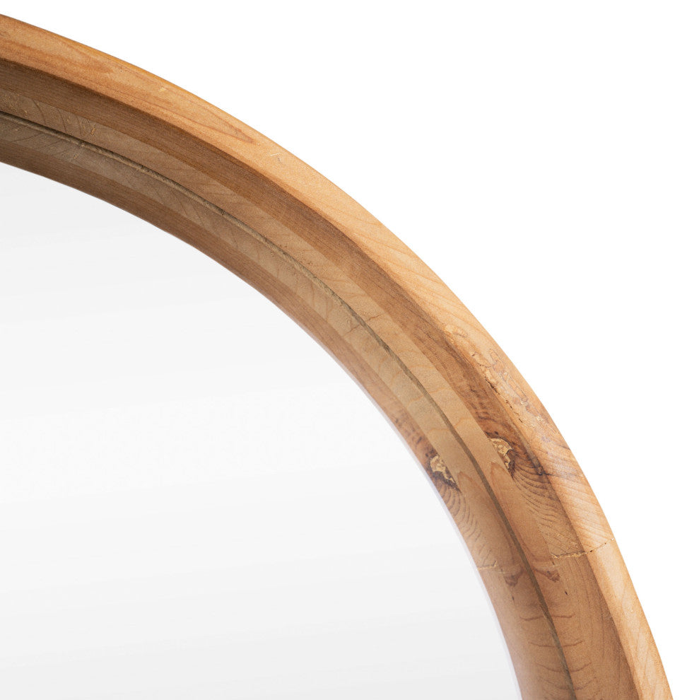 Harlow 24" Wood Wall Mirror