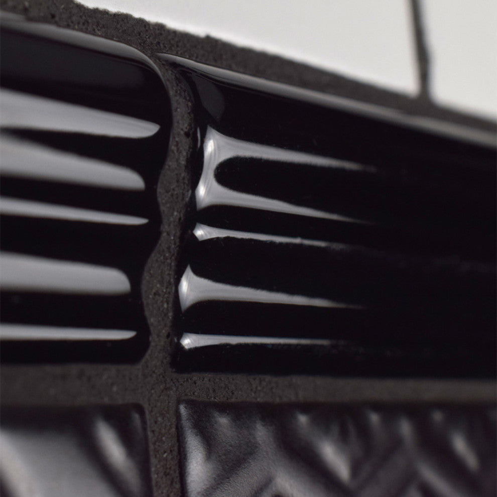 Nero Brillo Zen Ceramic Wall Trim