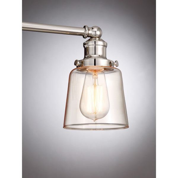 Quoizel UNI8603PK Three Light Bath Fixture Union Polished Nickel