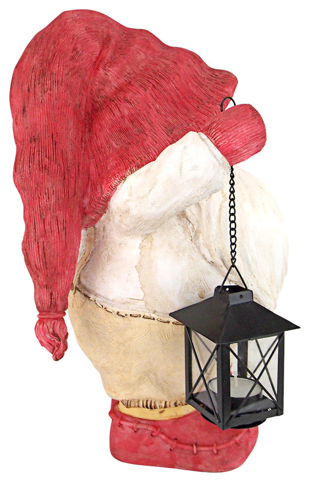 Santa Claus Withlantern And Tree