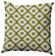 20" x 20" Geo Craze Decorative Throw Pillow, Olive