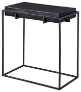 Uttermost Telone Modern Black Side table