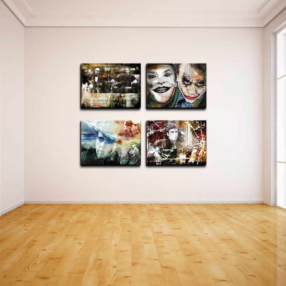 Gangstars Canvas Wall Art, 4-Piece Set