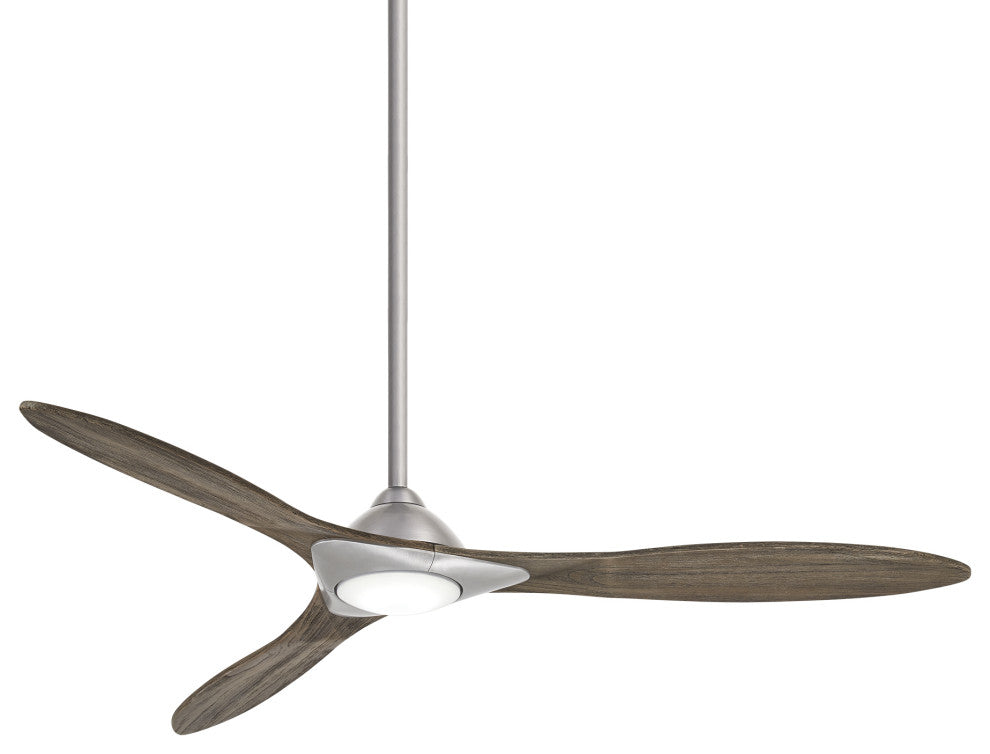 Minka Aire Sleek 60" LED Ceiling Fan, Brushed Nickel