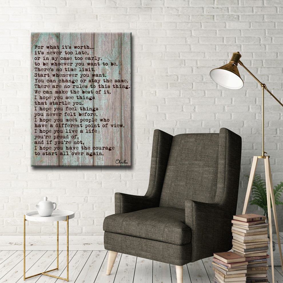 Ready2HangArt 'Courage' by Olivia Rose Canvas Art, 16"x12"