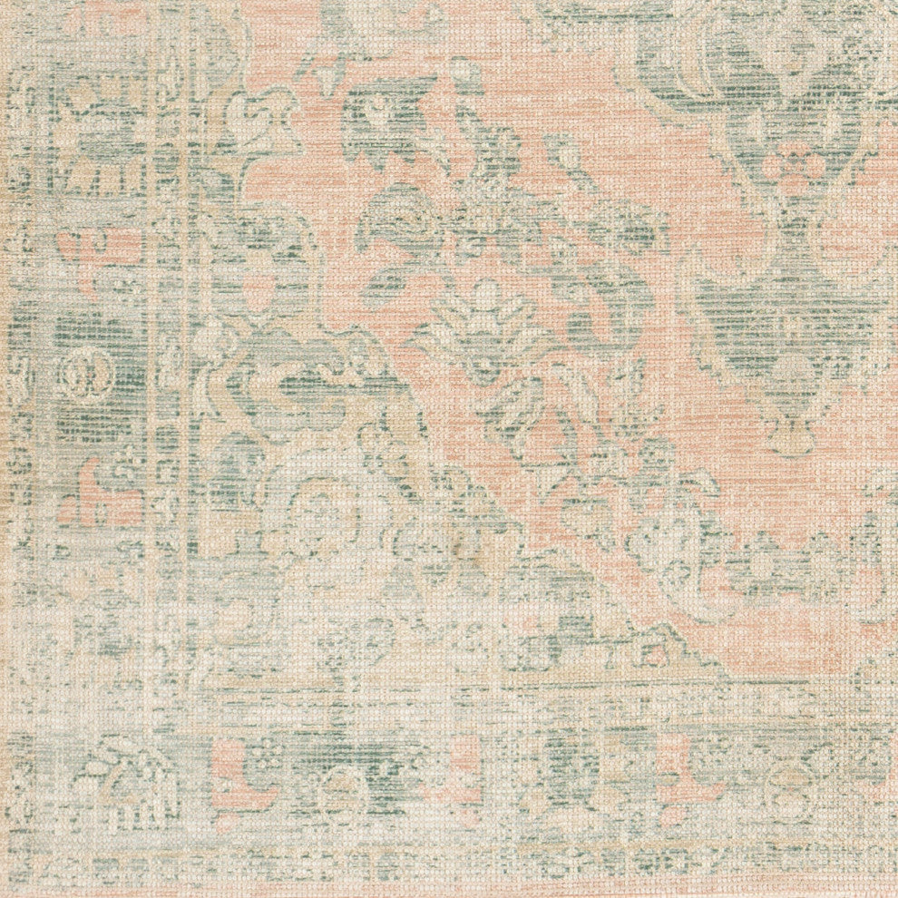 Surya Zainab ZAI-2313 6'x9' Rug, Sage/Dark Green/Lime/Camel/Khaki/White