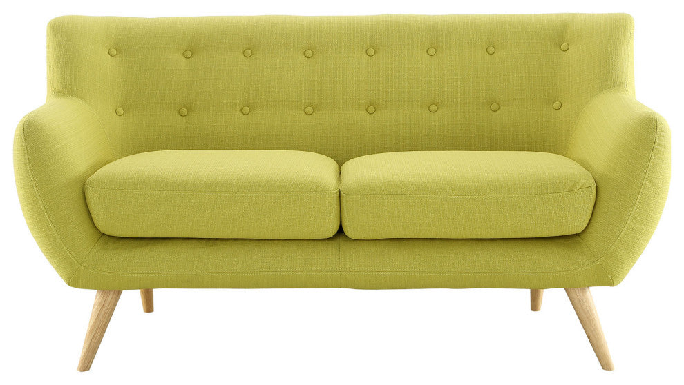 Modway Remark Upholstered Loveseat, Wheatgrass