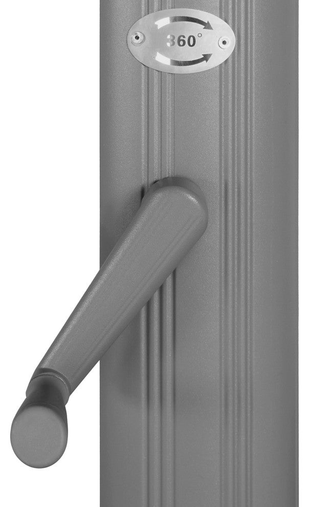 Portofino Comfort 10ft Sunbrella Outdoor Patio Resort Umbrella, Spa Blue