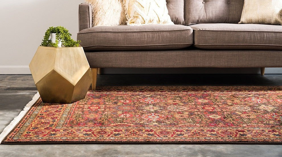 Traditional Stirling 8'x11' Rectangle Bronzed Area Rug